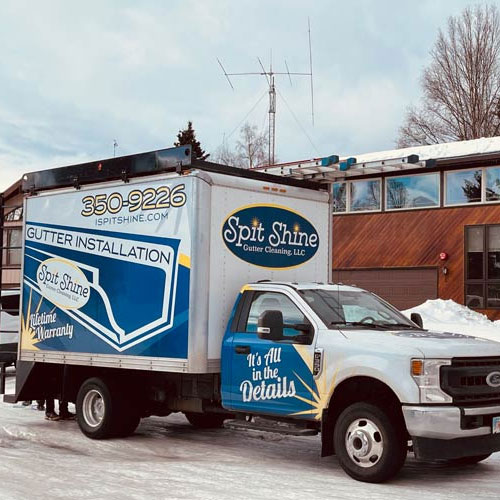 Spit Shine Gutter Cleaning LLC, Anchorage, Alaska, gutter cleaning, winter service plans, roof cleaning, exterior cleaning